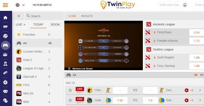 Twinplay E-Sporlar