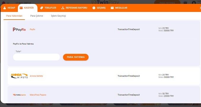 Twinplay Payfix ile Yatırım