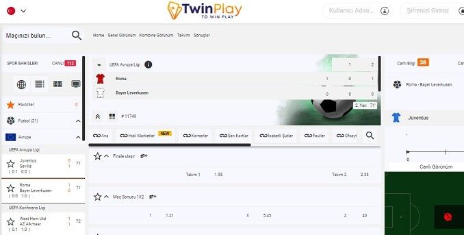 Twinplay Roma Bayer Leverkusen Maçı İddaa Tahmini