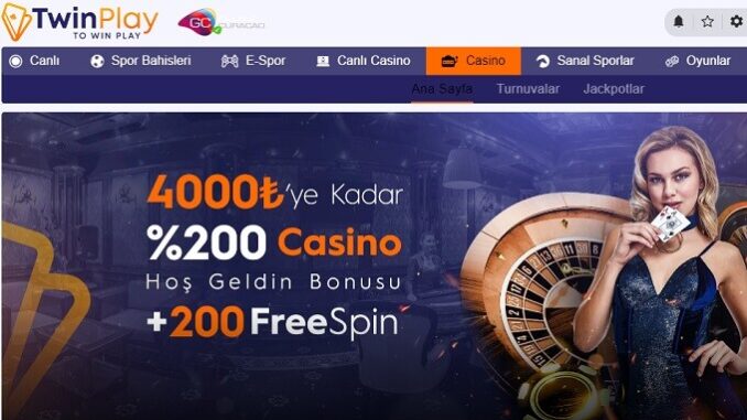 Twinplay Casino Bonusları